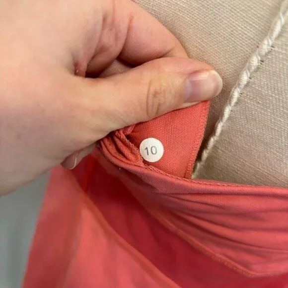 Lululemon Swift Tank Top Peach Pink Size 10 - Picture 15 of 15